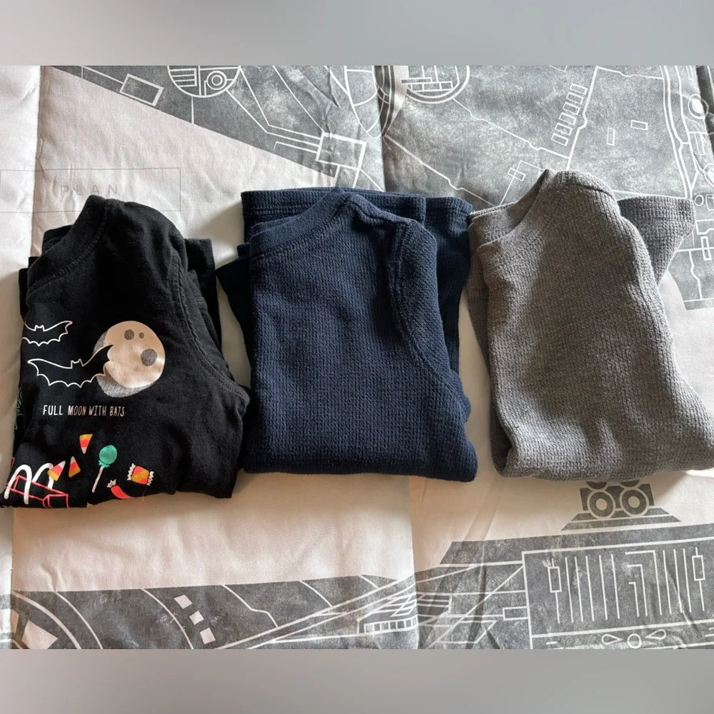 Toddler Boys Long Sleeved Shirt Bundle